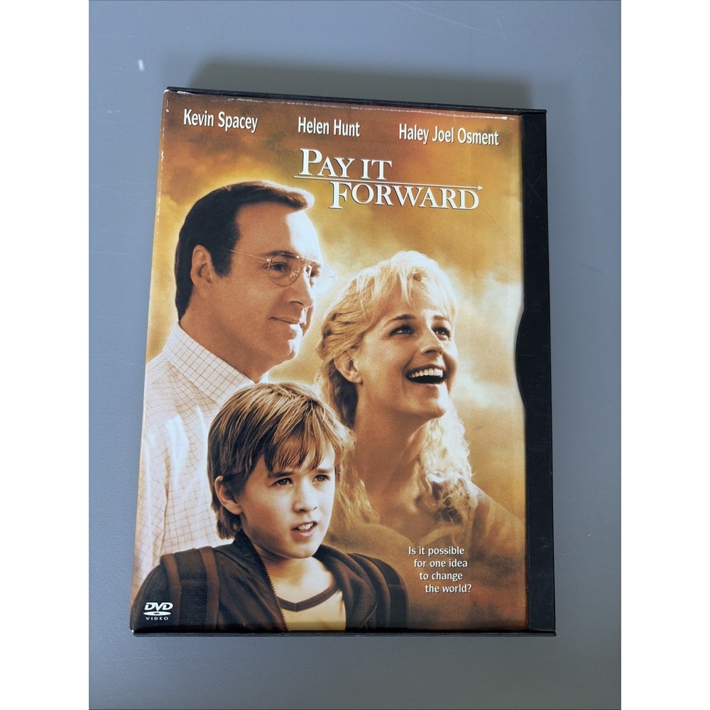 Pay It Forward DVD 2001 Movie Kevin Spacey Helen Hunt Haley Joel Osment